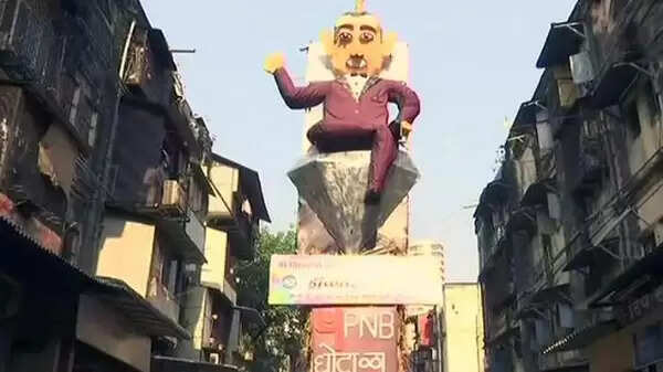 ഹോളി ദഹനത്തിന് നിരവ് മോഡിയുടെ അമ്പത് അടി ഉയരമുള്ള കോലം കത്തിക്കും