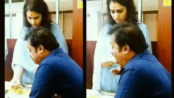 നടന് സുരേഷ് ഗോപിയുടെ കൈയ്ക്ക് എന്തു സംഭവിച്ചു? താരത്തിന് ഭാര്യ രാധിക ഉരുളകളാക്കി ഭക്ഷണം നല്കുന്ന വീഡിയോ വൈറലാകുന്നു