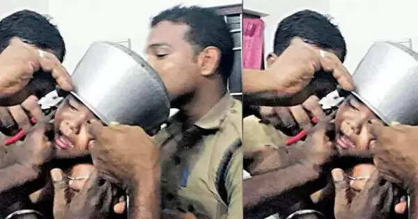 കളിക്കുന്നതിനിടെ രണ്ടു വയസ്സുകാരന്റെ തലയില് കലം കുടുങ്ങി; ഫയര്ഫോഴ്സ് എത്തി കലം നീക്കം ചെയ്തു