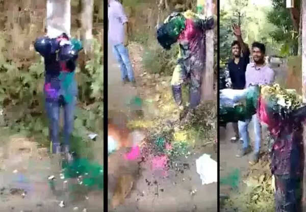 ബർത്ത് ഡേയ്ക്ക് പോസ്റ്റിൽ കെട്ടിയിട്ട് പീഡിപ്പിച്ച സംഭവം തമാശ; വിശദീകരണ വീഡിയോയുമായി പീഡനത്തിനിരയായ വിദ്യാർത്ഥി