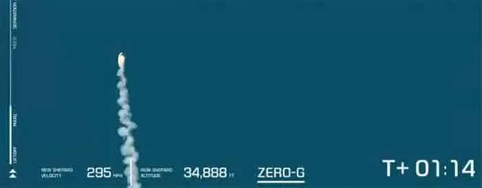 Rocket fails | ബ്ലൂ ഒറിജിന്റെ റോകറ്റ് വിക്ഷേപണം കഴിഞ്ഞ് മിനിറ്റുകൾക്ക് ശേഷം പരാജയപ്പെട്ടു; വീഡിയോ കാണാം