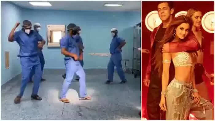 കോവിഡ് രോഗികള്ക്ക് ആശ്വാസമേകാന് ഡോക്ടര്മാരുടെ നൃത്തച്ചുവടുകള്: കയ്യടിച്ച് സാമൂഹ്യ മാധ്യമങ്ങള്