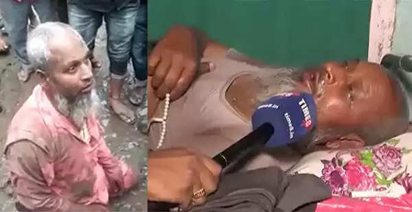 ബീഫ് വിറ്റുവെന്ന് ആരോപിച്ച് ആള്ക്കൂട്ടം മുസ്ലീം വൃദ്ധനെ ക്രൂരമായി മര്ദിച്ചു; പന്നി ഇറച്ചി തീറ്റിക്കാനും ശ്രമം