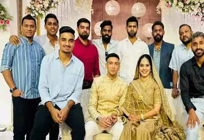Wedding | ഇന്ഡ്യന് ഫുട്ബോള് താരം സഹല് അബ്ദുല് സമദ് വിവാഹിതനായി; വധു ബാഡ്മിന്റന് താരം റെസ ഫര്ഹത്