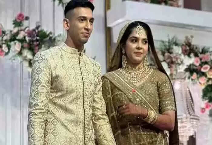 Wedding | ഇന്ഡ്യന് ഫുട്ബോള് താരം സഹല് അബ്ദുല് സമദ് വിവാഹിതനായി; വധു ബാഡ്മിന്റന് താരം റെസ ഫര്ഹത്