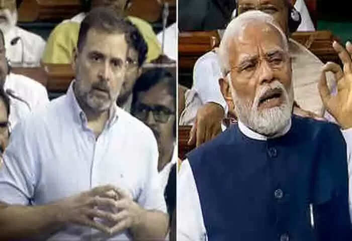 PM Modi | 'അവര് സംസാരിക്കുന്നത് സ്നേഹത്തിന്റെ കടയെപ്പറ്റി, പക്ഷേ, തുറന്നത് കൊള്ളയുടെ കട; വില്ക്കുന്നത് വിഭജനവും അടിയന്തരാവസ്ഥയും അക്രമങ്ങളും പ്രീണനരാഷ്ട്രീയവും; ലോക് സഭയില് രാഹുല് ഗാന്ധിയെ രൂക്ഷമായി വിമര്ശിച്ച് മോദി