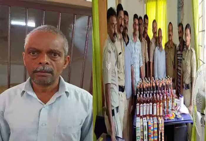 Arrested | വീട് കേന്ദ്രീകരിച്ച് സമാന്തര ബാര് നടത്തിയെന്ന കേസ്; മധ്യവയസ്കന് അറസ്റ്റില്