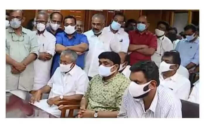 രാജ്യസഭ തെരഞ്ഞെടുപ്പ്: എല് ഡി എഫിലെ അഡ്വ. എ എ റഹിമും പി സന്തോഷ് കുമാറും പത്രിക നല്കി