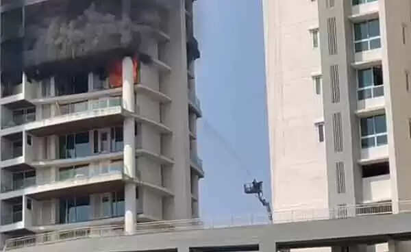 മുംബൈയിലെ ഫ്ലാറ്റില് തീപിടിത്തം; ഒരാള് മരിച്ചു, ദേഹത്ത് തീ പിടിച്ചൊരാള് 19-ാം നിലയില്നിന്ന് താഴേക്ക് വീഴുന്ന ഞെട്ടിക്കുന്ന ദൃശ്യങ്ങള് പുറത്ത്