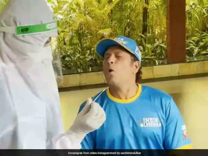 കോവിഡ് പരിശോധനയ്ക്കിടെ 'വേദന' കൊണ്ട് പുളയുന്ന സചിൻ തെന്ഡുല്ക്കര്; ആശങ്കയോടെ മെഡികല് സ്റ്റാഫ്; പ്രാങ്ക് വിഡിയോ