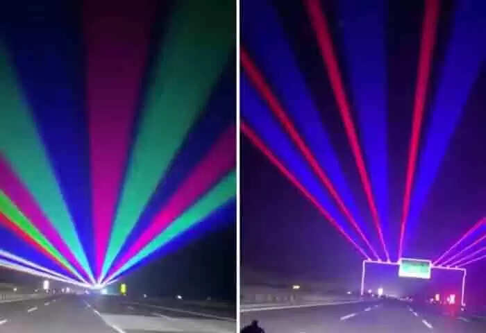 Lasers | രാത്രികാലങ്ങളില് വാഹനം ഓടിക്കുമ്പോള് ഡ്രൈവര് ഉറങ്ങിപ്പോകാതിരിക്കാന് ഹൈവേയില് ലേസര് ലൈറ്റുകള് സ്ഥാപിച്ച് ചൈന; റോഡ് സുരക്ഷ വര്ധിപ്പിക്കുക ലക്ഷ്യം