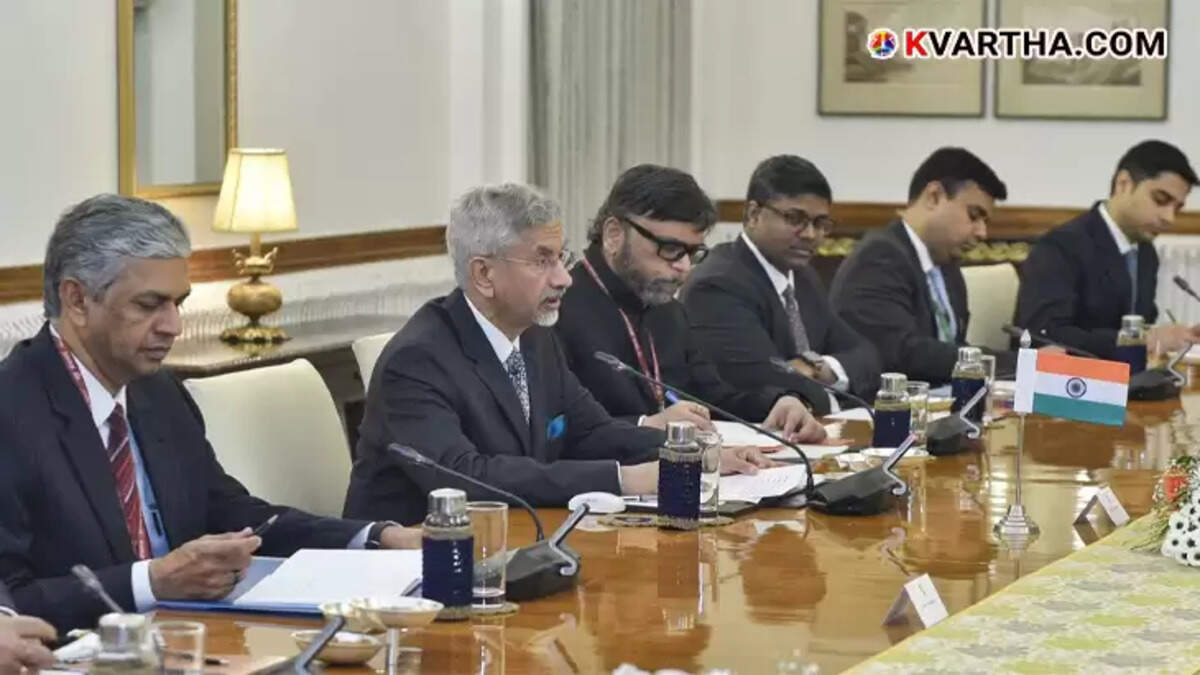 S Jaishankar meeting Spanish Foreign Minister Jose Manuel Albares in New Delhi