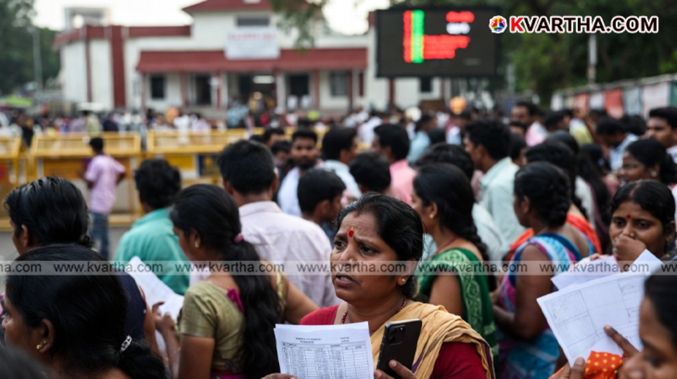 Large crowds in West Bengal waiting to verify their voter status ahead of the 2026 assembly elections.