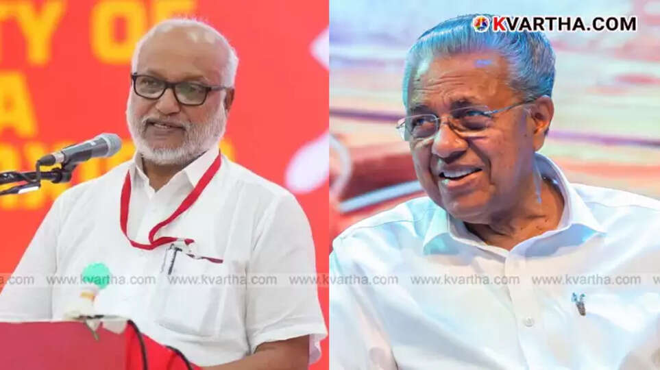 LDF candidate M. Swaraj campaigning for Nilambur by-election.