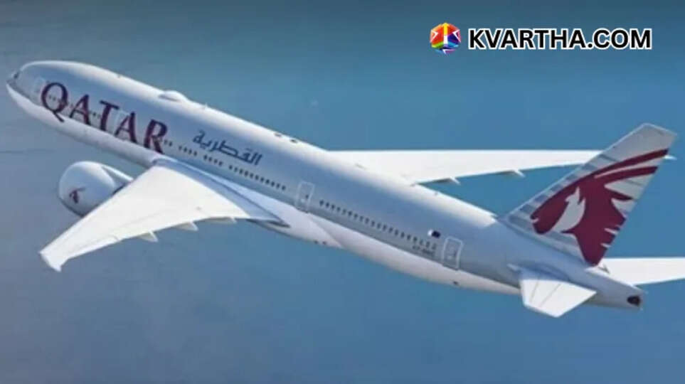 Qatar Airways airplane at Hamad International Airport Doha