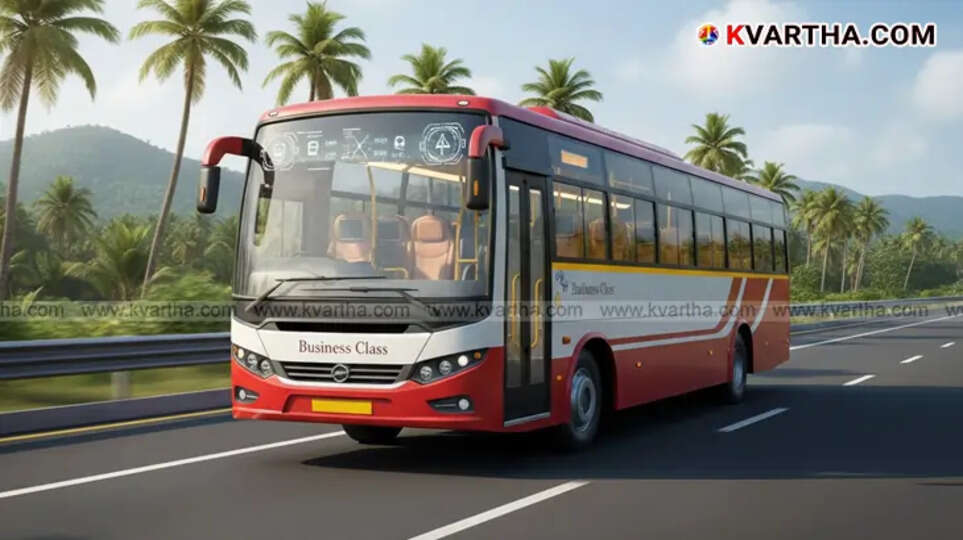 KSRTC luxury bus with Business Class seats