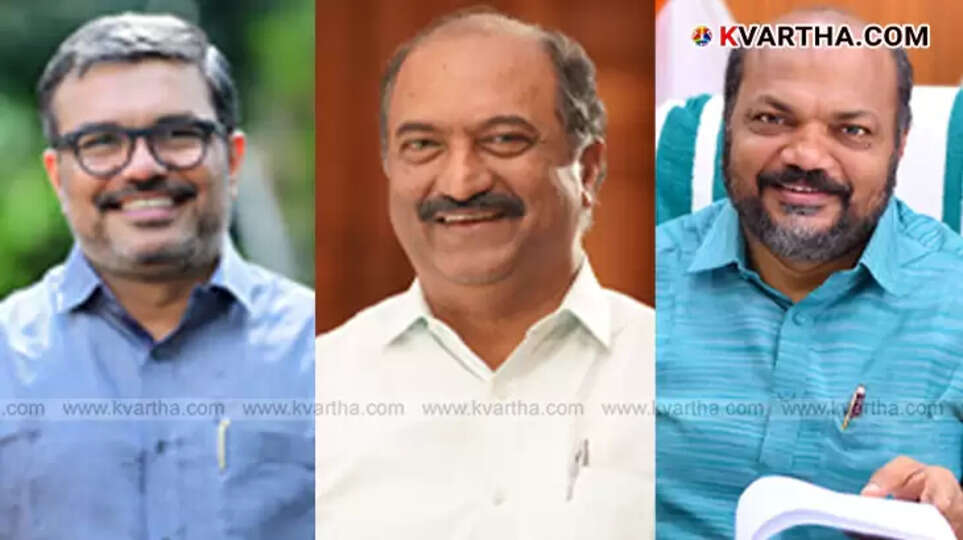 Kerala Chief Minister Pinarayi Vijayan and Minister P.A. Mohammed Riyas together.