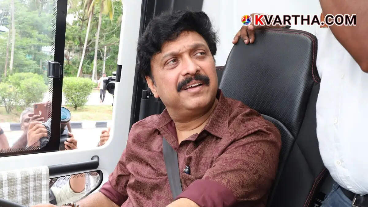 Conceptual image representing former minister K.B. Ganesh Kumar and the driving license controversy