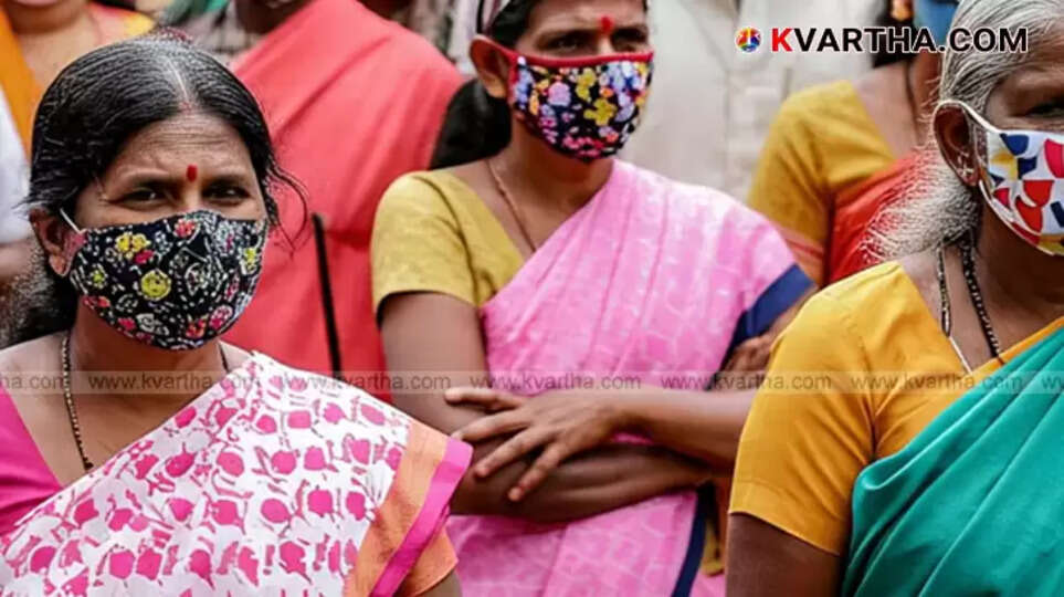 Person wearing a face mask, symbolizing COVID-19 prevention efforts in Kerala.