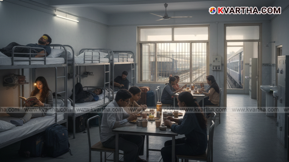 Image of a clean and safe railway dormitory room.