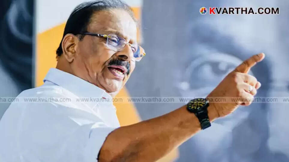 K. Sudhakaran, former KPCC president.