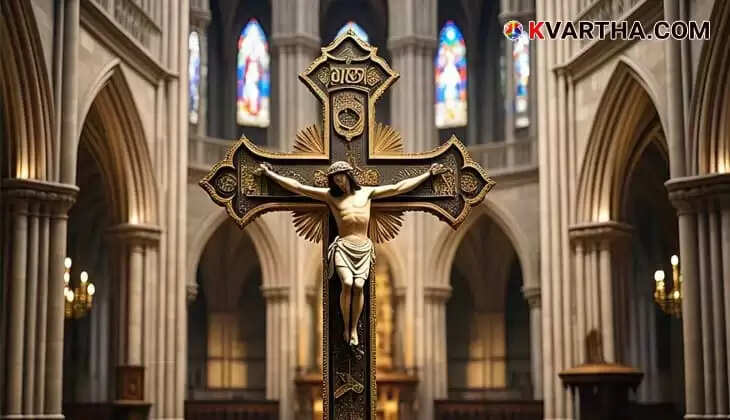 Symbolic image representing historical cross veneration.
