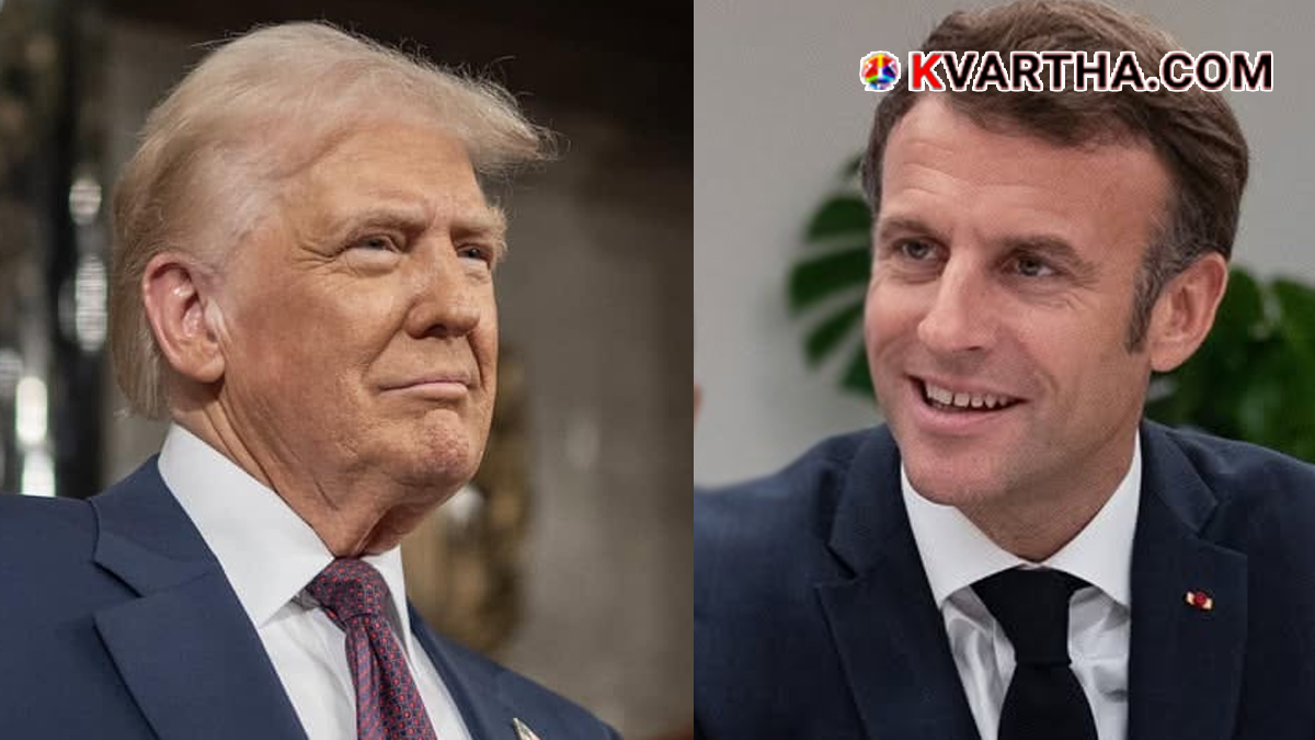 French President Emmanuel Macron addressing the media.