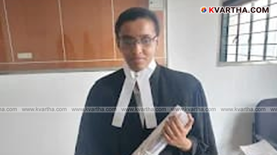 Thanya Nathan C, the first visually challenged woman judge in Kerala.
