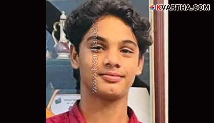  Photo of Ahmad Nisamuddin, student who died in a train accident in Kannur.
