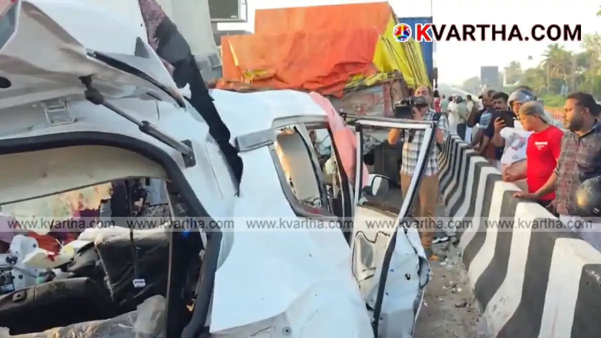 Representational image reflecting road accident and vehicle crash context in Kaipamangalam