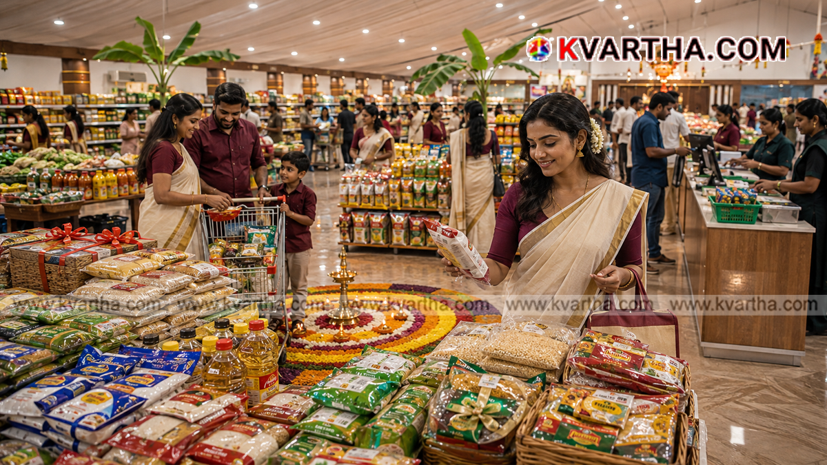Representational image of Supplyco Onam Mega Trade Fair inauguration and expo stalls