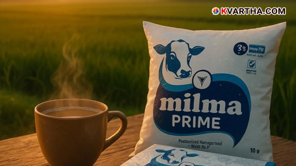A carton of Milma milk to represent the price hike.