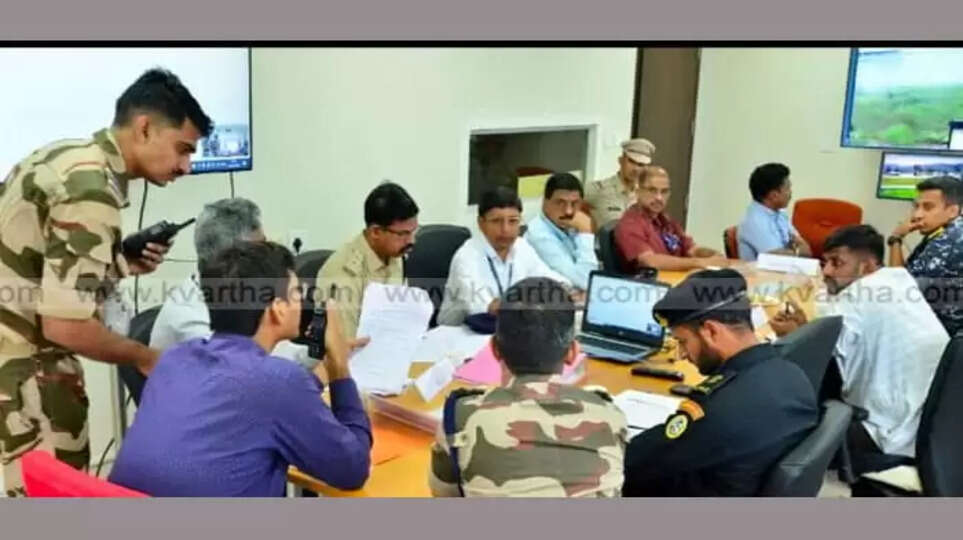 Anti-hijack mock drill conducted at Kannur airport, Anti-Hijack, Mock Dril, Conducted, Aircraft, Kannur.