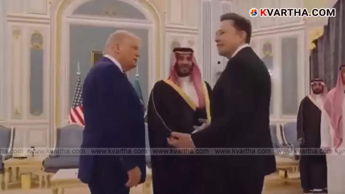 Trump introduces Elon Musk to Saudi Crown Prince.