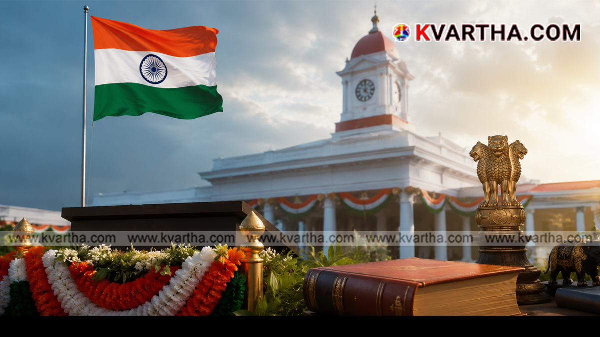  Representational image of Kerala government secretariat and flag hoisting
