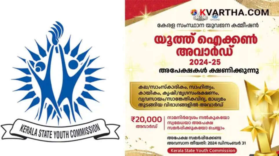 Kerala Youth Commission Invites Nominations for Youth Icon Award