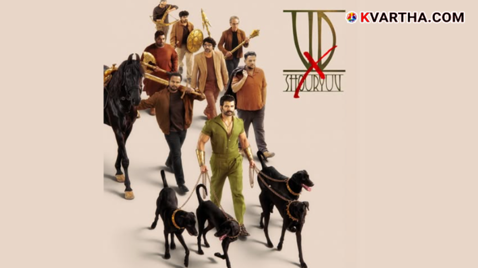 The announcement poster of the big budget mythological film starring Vijay Deverakonda and director Shauryu.