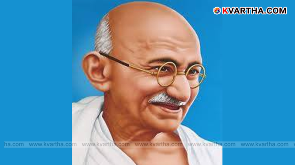 Young Mahatma Gandhi in lawyer attire in South Africa