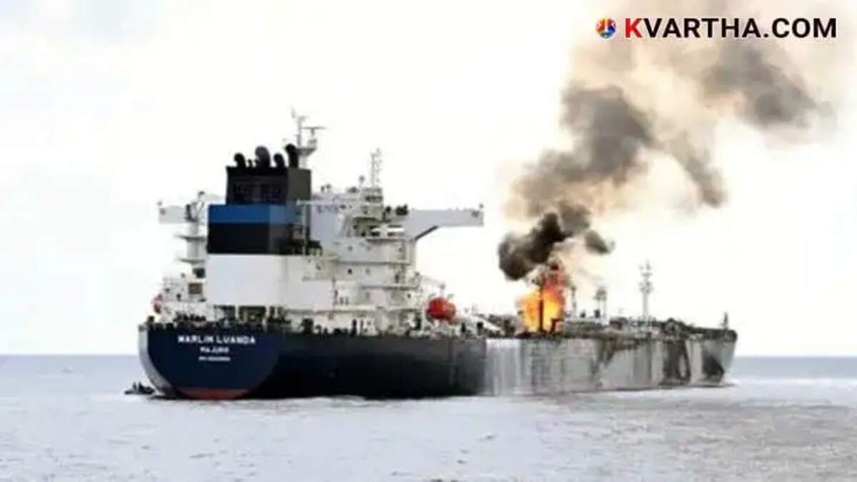 Indian-flagged commercial vessel attacked off Oman coast; Crew safe, MEA condemns the act as unacceptable.
