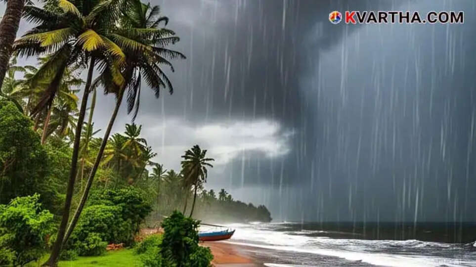Image Representing Five Days of Heavy Rainfall Expected Across Kerala 