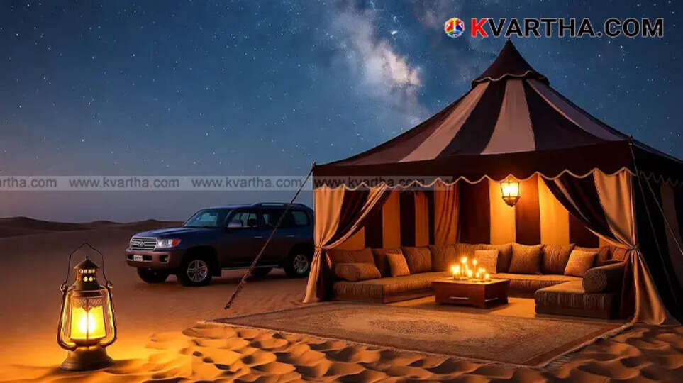 Image representing local dubai winter camping desert