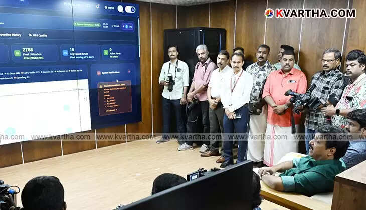 K B Ganesh Kumar inaugurating KSRTC digitalization projects