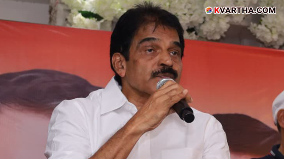 KC Venugopal MP addressing a political gathering in Pathanamthitta