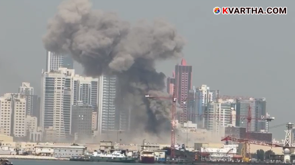 A high-altitude explosion in the night sky representing a missile interception.