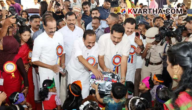 Conceptual image representing the state-level school reopening festival inauguration in Kerala.