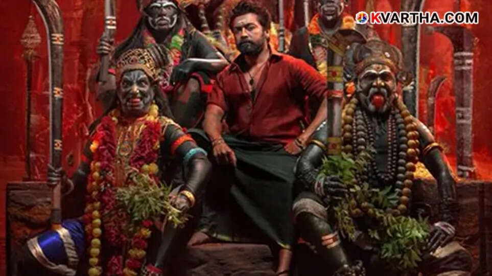 Actor Suriya in Karuppu Movie Poster
