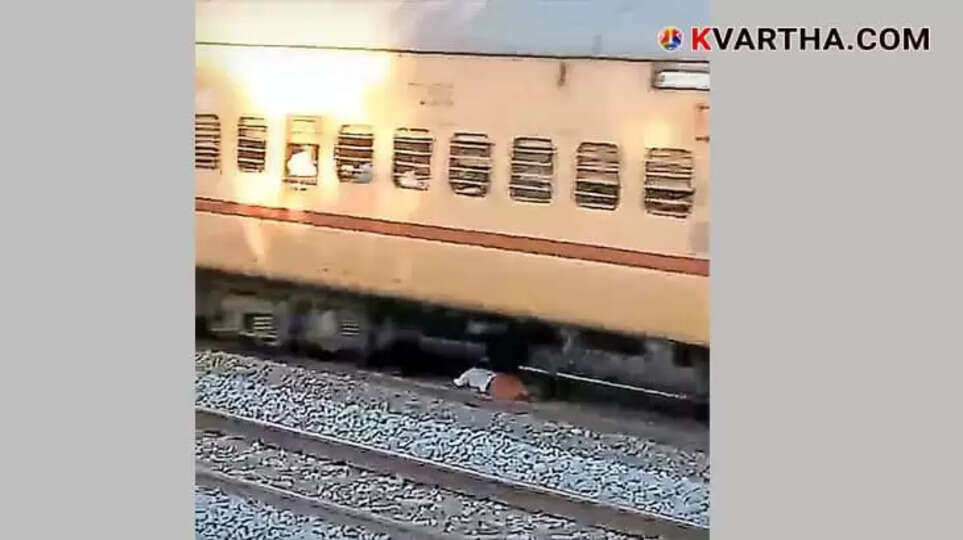 Miraculous Escape: Man Survives Being Hit by Train