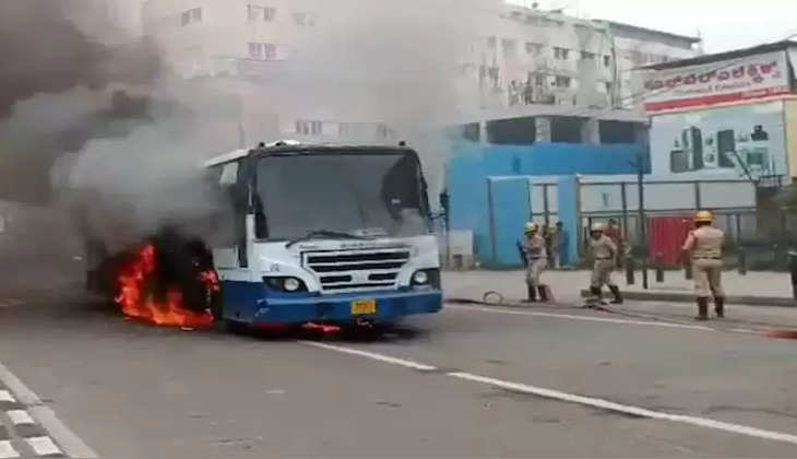 How Alert Bengaluru Driver Saved Passengers After Public Bus Caught Fire, Alert, Bengaluru, Driver, Saved, Passengers