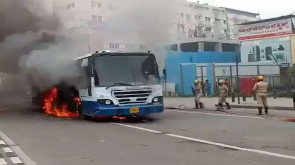 How Alert Bengaluru Driver Saved Passengers After Public Bus Caught Fire, Alert, Bengaluru, Driver, Saved, Passengers