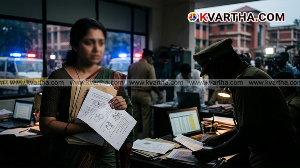 Central Bureau of Investigation officers entering an institutional facility for evidence collection and official inquiry.